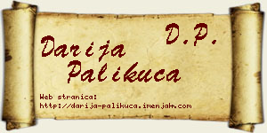 Darija Palikuća vizit kartica